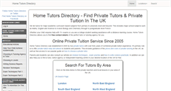 Desktop Screenshot of hometutorsdirectory.co.uk